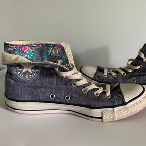 Denim hightop Converse
